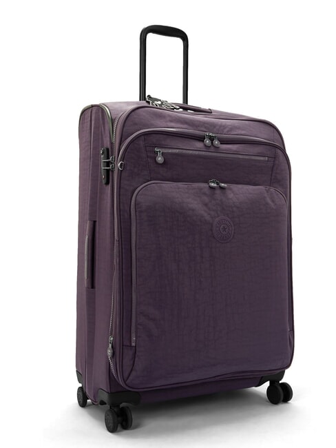 NEW YOURI SPIN L Large size trolley ultimate plum - Semi-rigid Trolley Cases