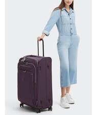 KIPLING NEW YOURI SPIN L Large size trolley ultimate plum - Semi-rigid Trolley Cases - 7