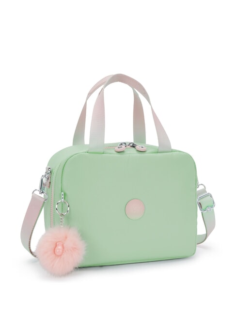 MIYO Lunch bag with shoulder strap soft green metallic - Kids bags and accessories