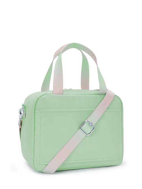 MIYO Lunch bag with shoulder strap soft green metallic - Kids bags and accessories