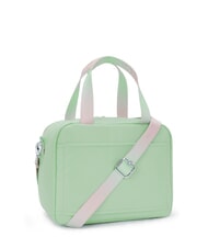 KIPLING MIYO Lunch bag with shoulder strap soft green metallic - Kids bags and accessories - 3