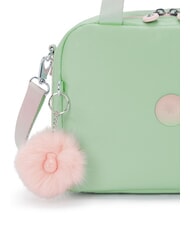 KIPLING MIYO Lunch bag with shoulder strap soft green metallic - Kids bags and accessories - 4