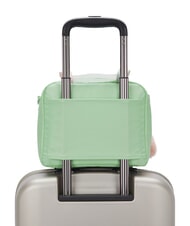 KIPLING MIYO Lunch bag with shoulder strap soft green metallic - Kids bags and accessories - 7