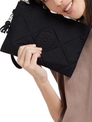 FANCY Clutch with wristband cosmic black quilt - Women’s Bags