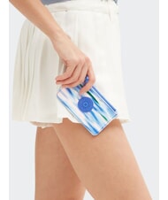 KIPLING CAMILO Flat card holder with zip diluted blue - Women’s Wallets - 5