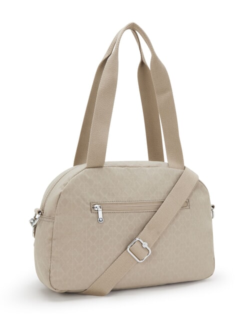 COOL DEFEA Medium shoulder bag signature beige embossed - Women’s Bags