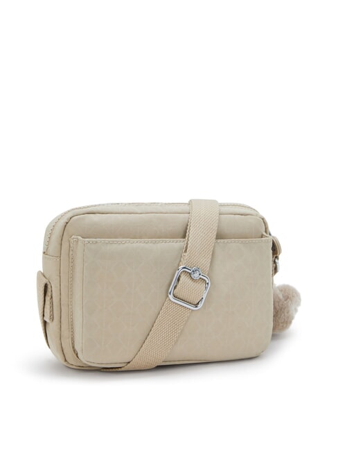 ABANU S shoulder bag signature beige embossed - Women’s Bags