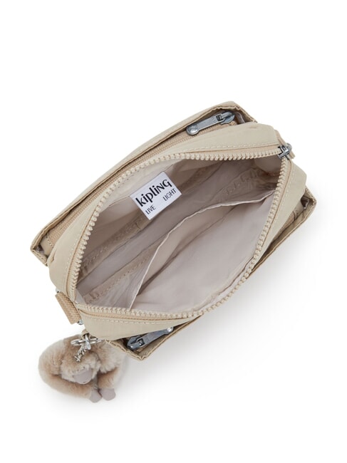 ABANU S shoulder bag signature beige embossed - Women’s Bags