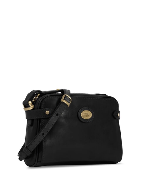 STORY Shoulder mini bag in leather Black Gold - Women&rsquo;s Bags