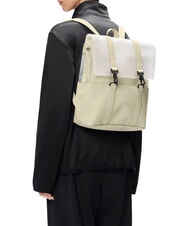 RAINS SPLIT MSN Waterproof backpack whisper - Women’s Bags - 5