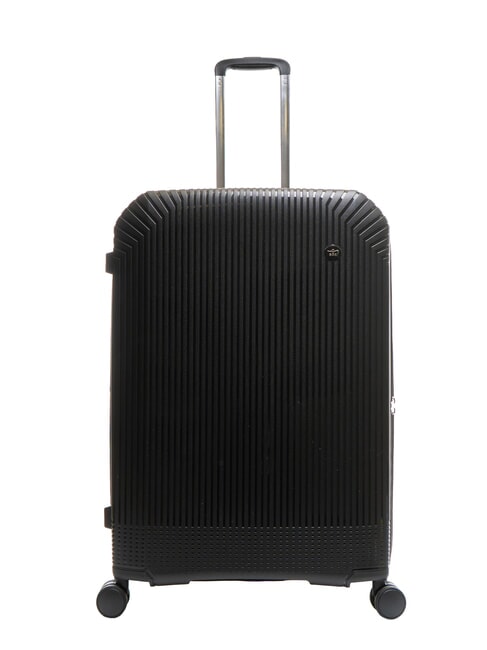 LIGHT POP 2 Set of 3 trolleys: cabin, medium and large expandable black - Trolley Set