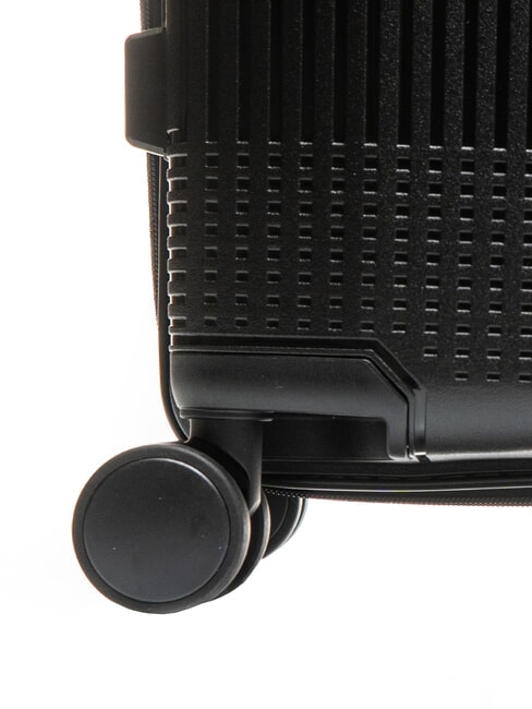 LIGHT POP 2 Set of 3 trolleys: cabin, medium and large expandable black - Trolley Set