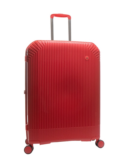 LIGHT POP 2 Large expandable trolley red jujube - Rigid Trolley Cases