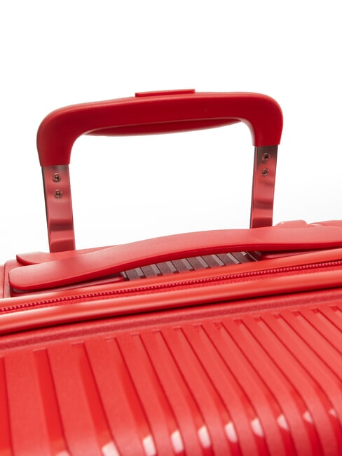 LIGHT POP 2 Large expandable trolley red jujube - Rigid Trolley Cases
