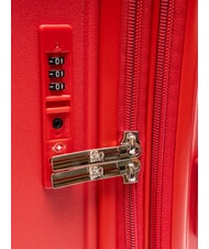 LESAC LIGHT POP 2 Large expandable trolley red jujube - Rigid Trolley Cases - 6