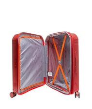 LESAC LIGHT POP 2 Medium Expandable Trolley red jujube - Rigid Trolley Cases - 2