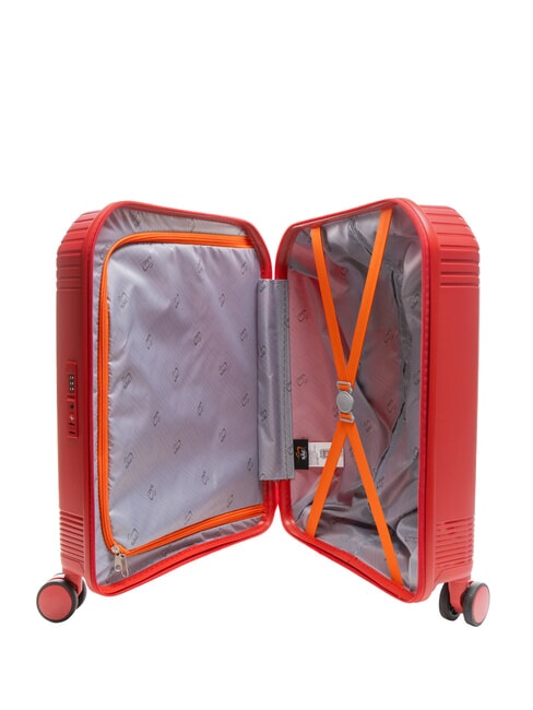 LIGHT POP 2 Hand luggage trolley red jujube - Rigid Trolley Cases