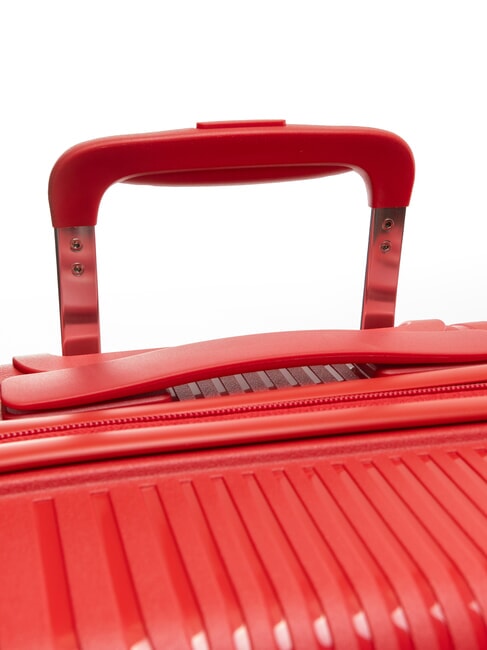 LIGHT POP 2 Hand luggage trolley red jujube - Rigid Trolley Cases
