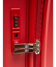 LESAC LIGHT POP 2 Hand luggage trolley red jujube - Rigid Trolley Cases - 6