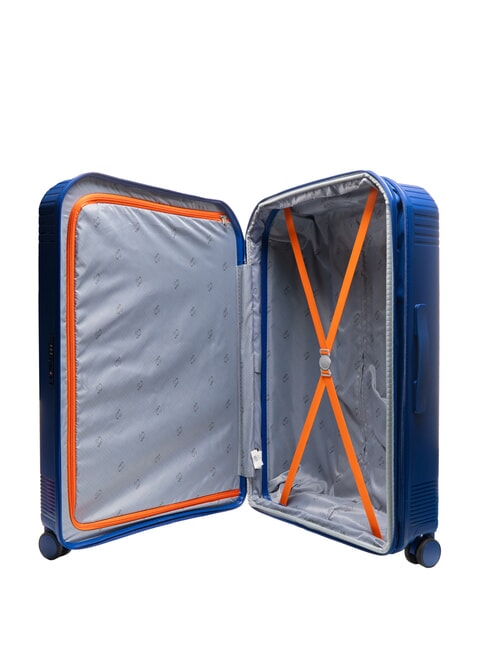 LIGHT POP 2 Large expandable trolley navy blue - Rigid Trolley Cases