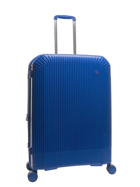 LIGHT POP 2 Large expandable trolley navy blue - Rigid Trolley Cases