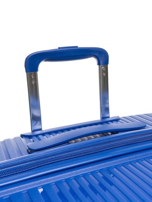 LIGHT POP 2 Large expandable trolley navy blue - Rigid Trolley Cases