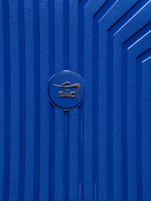 LIGHT POP 2 Large expandable trolley navy blue - Rigid Trolley Cases