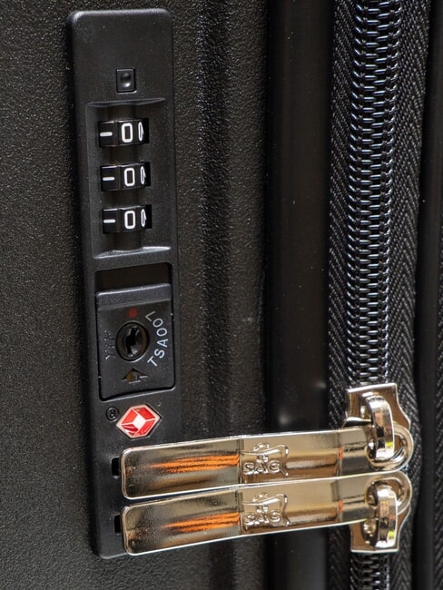 LIGHT POP 2 Hand luggage trolley black - Rigid Trolley Cases