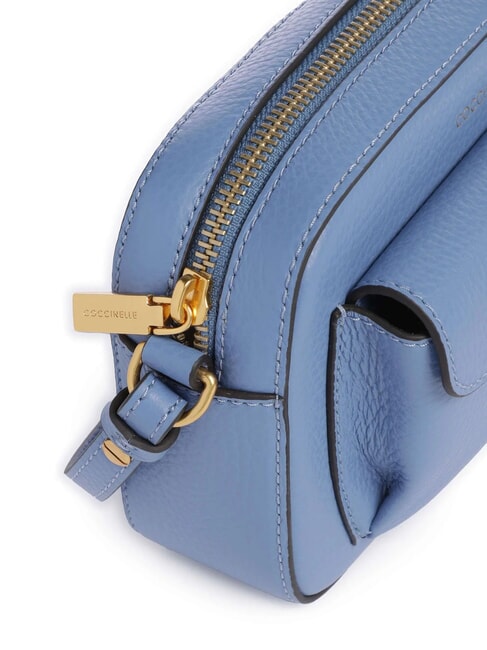 BEAT SOFT Textured leather mini bag blue - Women’s Bags