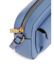 COCCINELLE BEAT SOFT Textured leather mini bag blue - Women’s Bags - 3