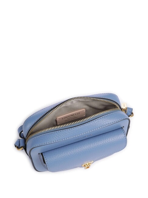 BEAT SOFT Textured leather mini bag blue - Women’s Bags