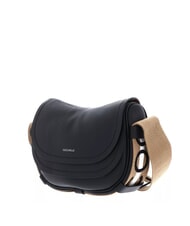 COCCINELLE RAQUEL S Mini shoulder bag, in leather noir/cuir - Women’s Bags - 2