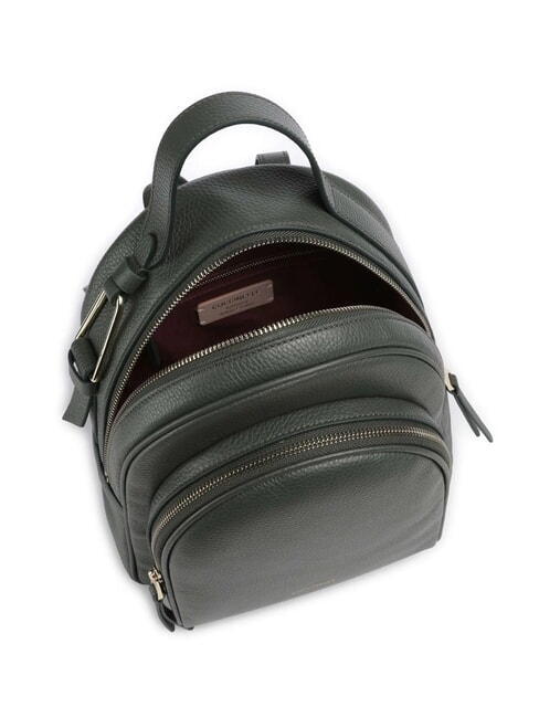 MALORY  Leather backpack seaweed - Women’s Bags