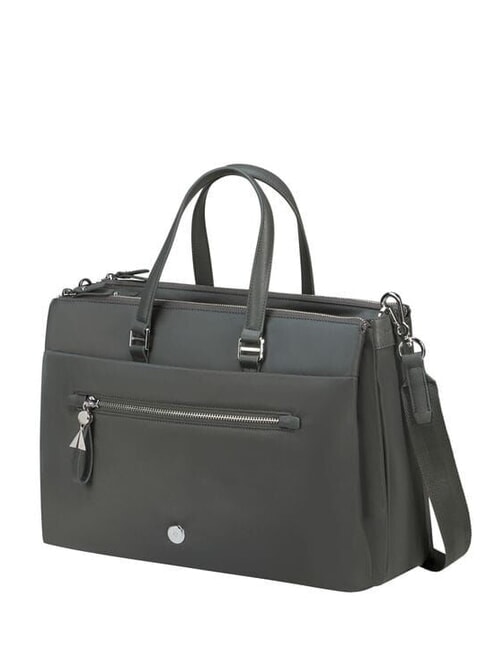 KARISSA EVO  Handbag, with shoulder strap, 14.1" PC holder gunmetal green - Work Briefcases