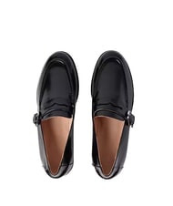 COCCINELLE LORD SHINY  Leather moccasins Black - Women&rsquo;s shoes - 4