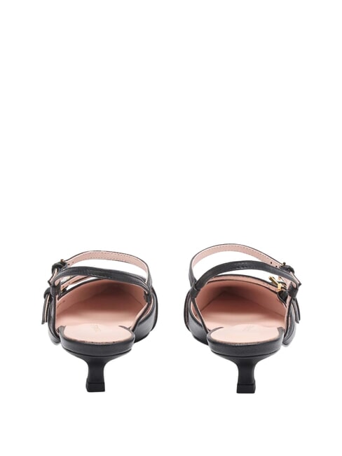 FERNANDA Leather sling back shoes Black - Women&rsquo;s shoes