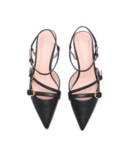 COCCINELLE FERNANDA Leather sling back shoes Black - Women&rsquo;s shoes - 4