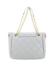 MARIO VALENTINO OCARINA Quilted bag with chain handles pearl - Women’s Bags - 4
