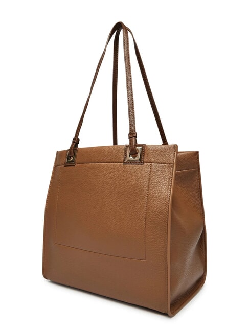 POST RE Shopping bag with clutch camel/dark brown - Women’s Bags