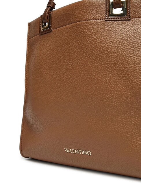 POST RE Shopping bag with clutch camel/dark brown - Women’s Bags