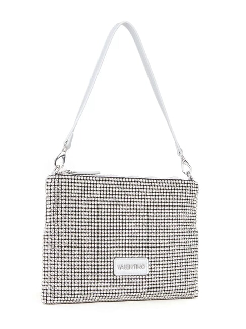 NABILAH Clutch bag with rhinestones and shoulder strap silver - Women&rsquo;s Bags