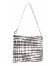 MARIO VALENTINO NABILAH Clutch bag with rhinestones and shoulder strap silver - Women&rsquo;s Bags - 4