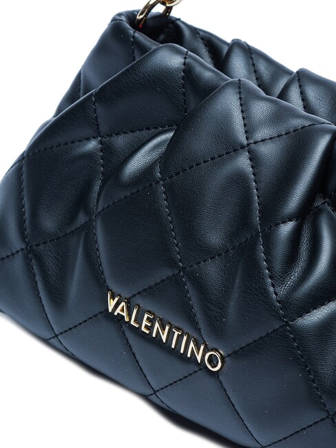 OCARINA Quilted clutch bag with shoulder strap blue - Women&rsquo;s Bags