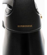 BORBONESE ARMOR  Handbag, with shoulder strap, in leather Black - Women’s Bags - 4