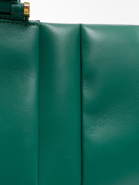 L ECLAIR  Maxi Shoulder Bag, in leather forest - Women’s Bags