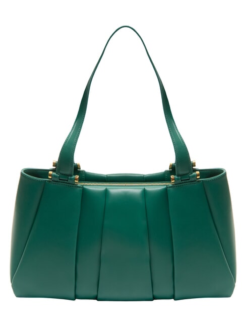 L ECLAIR  Maxi Shoulder Bag, in leather forest - Women’s Bags