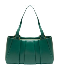 BORBONESE L ECLAIR  Maxi Shoulder Bag, in leather forest - Women’s Bags - 3
