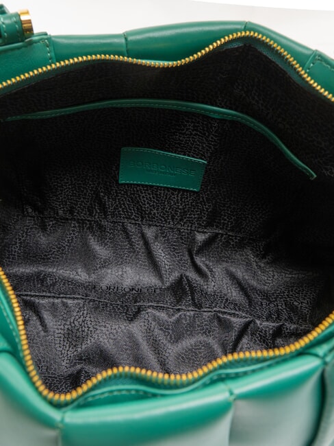 L ECLAIR  Maxi Shoulder Bag, in leather forest - Women’s Bags