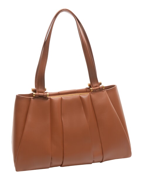 L ECLAIR  Maxi Shoulder Bag, in leather coconut - Women&rsquo;s Bags