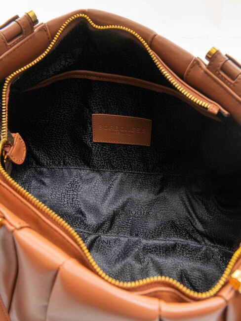 L ECLAIR  Maxi Shoulder Bag, in leather coconut - Women&rsquo;s Bags